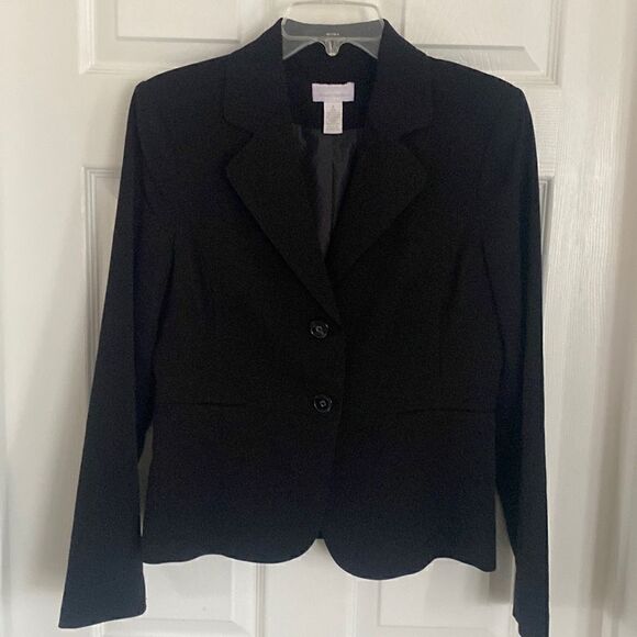 Charter Club Women's Black Blazer Coat Size 4 EUC - Picture 1 of 13